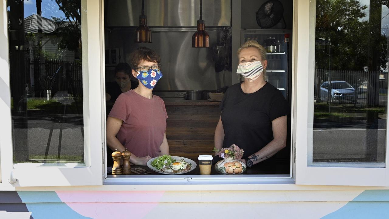 The Burrow, on Bridge Street has been voted by Chronicle readers as having the best brunch in Toowoomba. Pictured are owners Clem Demouzon (left) and Tasch Egger.