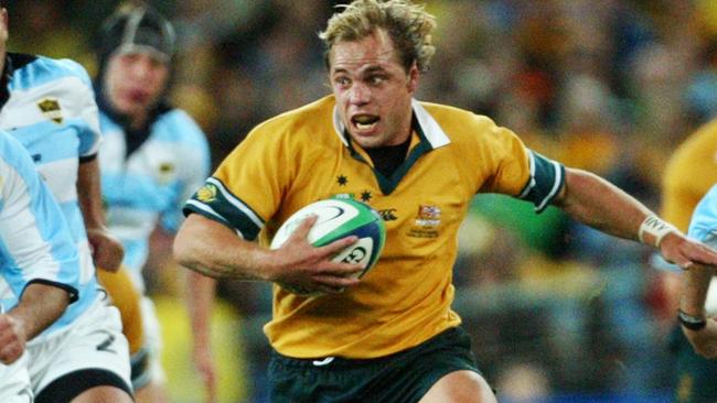 Phil Waugh playing for the Wallabies in his heyday.