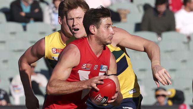 North Adelaide midfield general Aidan Tropiano. Picture SARAH REED