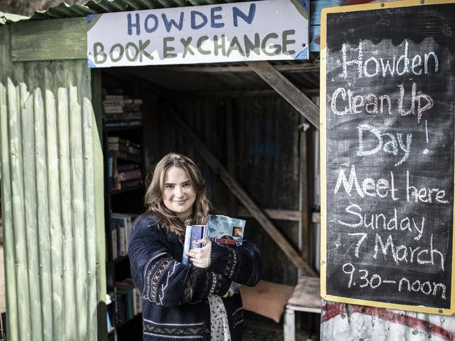 Actor and Howden local, Tegan Stimson, 18, is the star of upcoming SBS series The Tailings, written, shot and produced in Tasmania. Picture EDDIE SAFARIK