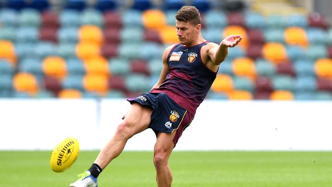 Dayne Zorko inspired Brisbane to victory against Sydney. Picture: Bradley Kanaris/Getty Images. 