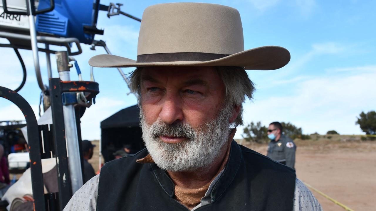Alec Baldwin being processed after the death of cinematographer Halyna Hutchins at the Bonanza Creek Ranch in Santa Fe, New Mexico. (Photo by Santa Fe County Sheriff's Office / AFP)