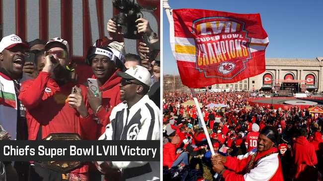 Kansas City Chiefs on the streets of Kansas City. Picture: Supplied