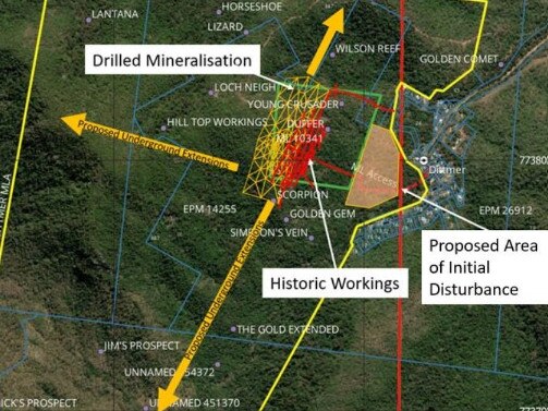 The proposed site of drilling directly borders the hamlet of Dittmer and has part of Kelsey Creek present on the proposed mine site.