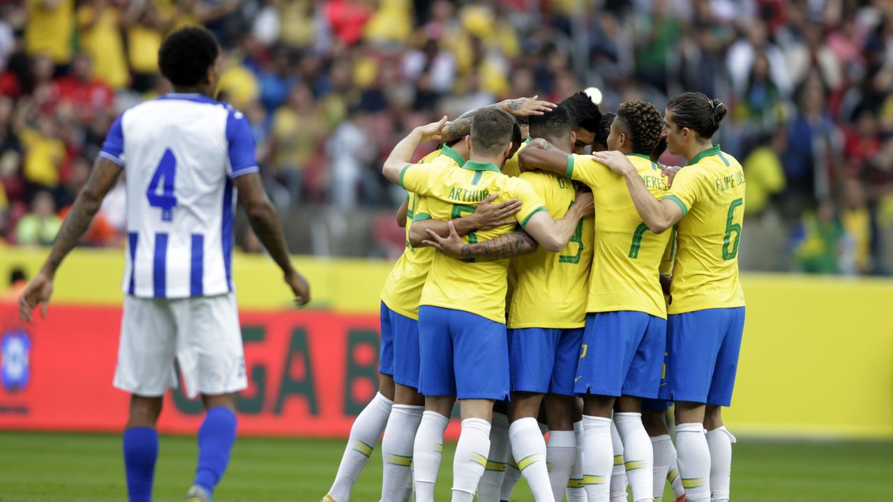 Brazil warmed up for the Copa America with a 7-0 thrashing of Honduras