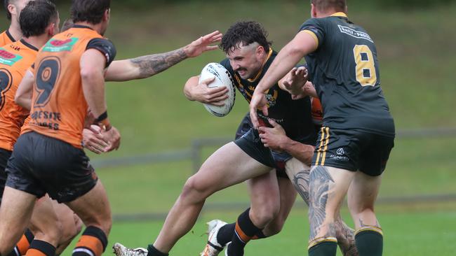 Isaac Blackhall in action for Wyong. Picture: Sue Graham