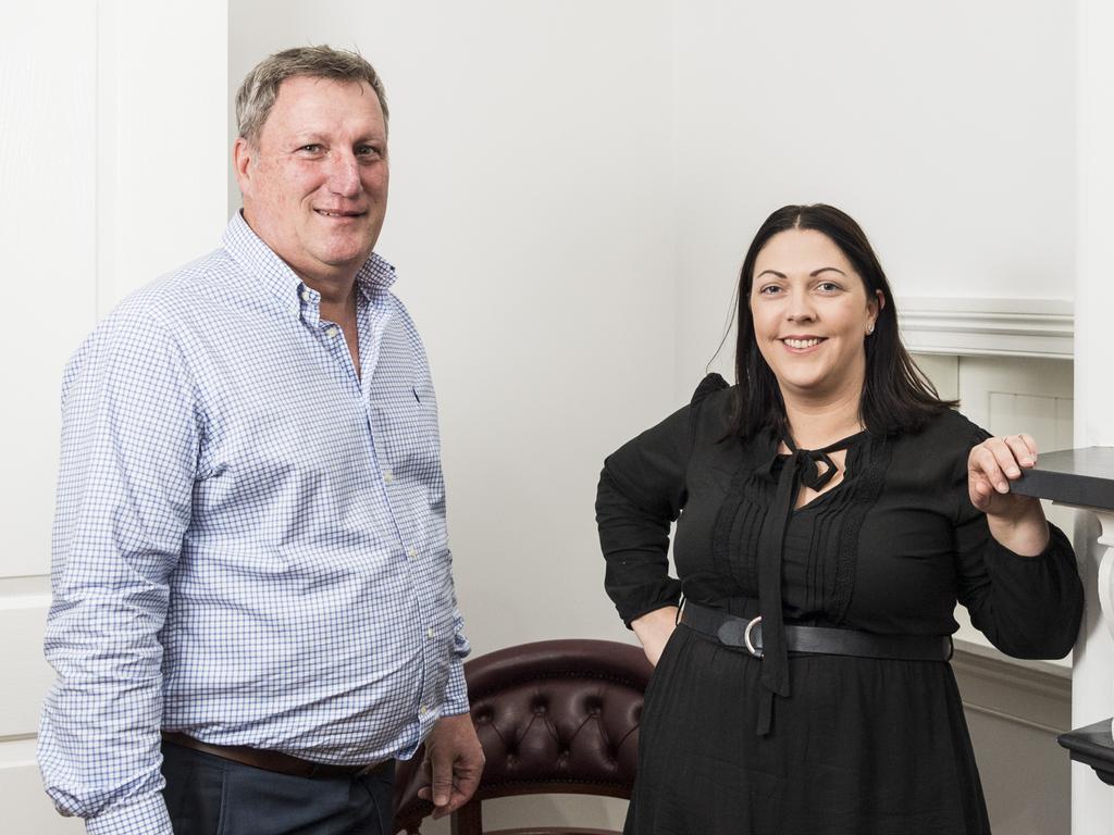 Lawyers Claire Graham and Brad Skuse have merged to form a new legal firm, Skuse Graham Lawyers, Friday, July 2, 2021. Picture: Kevin Farmer