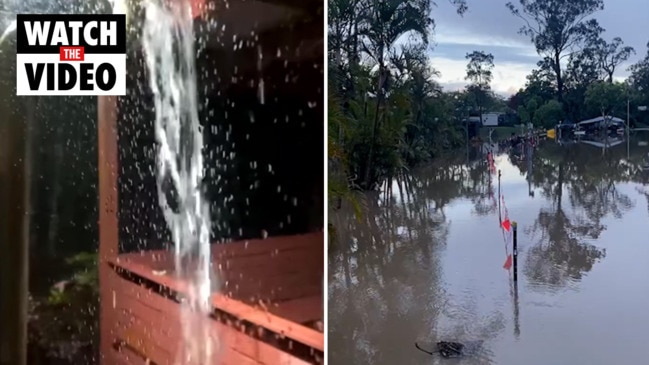 Massive storms dump 250mm rain on South East Queensland