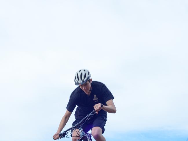 PUMPED: Lismore man Jackson taking a final leap before the South Lismore BMX track gets a remodel thanks to a $100k NSW Government grant.