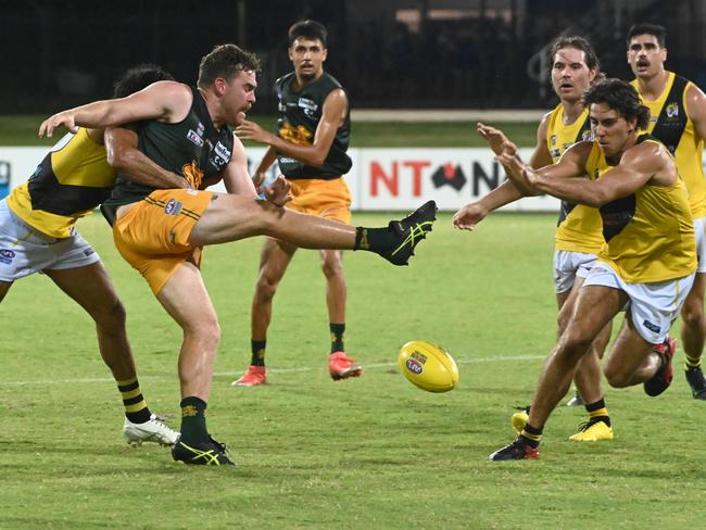 Nightcliff Tigers will take on St Mary's in Round 14 of the 2021-22 NTFL season. Picture: Julianne Osborne