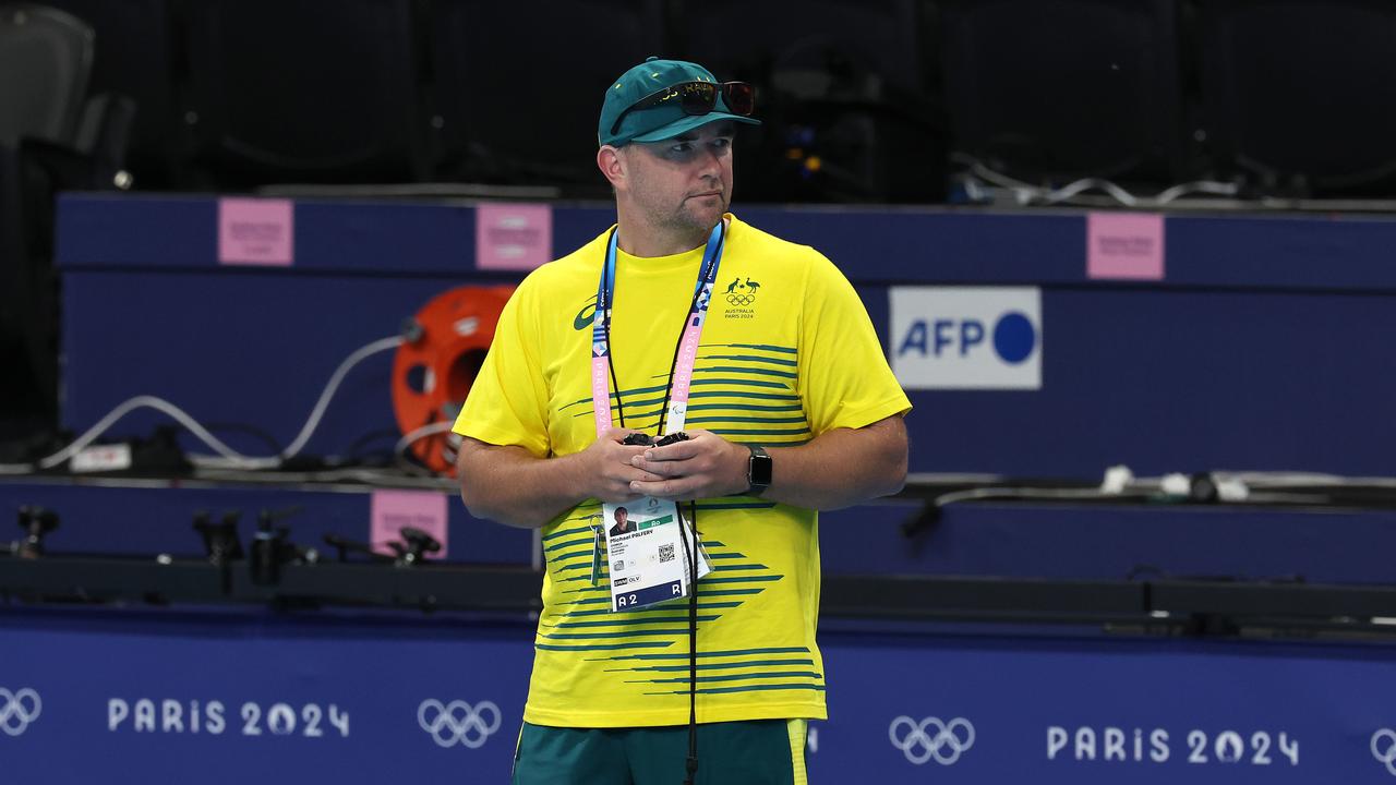 Australian swim Coach Michael Palfrey. Pics Adam Head