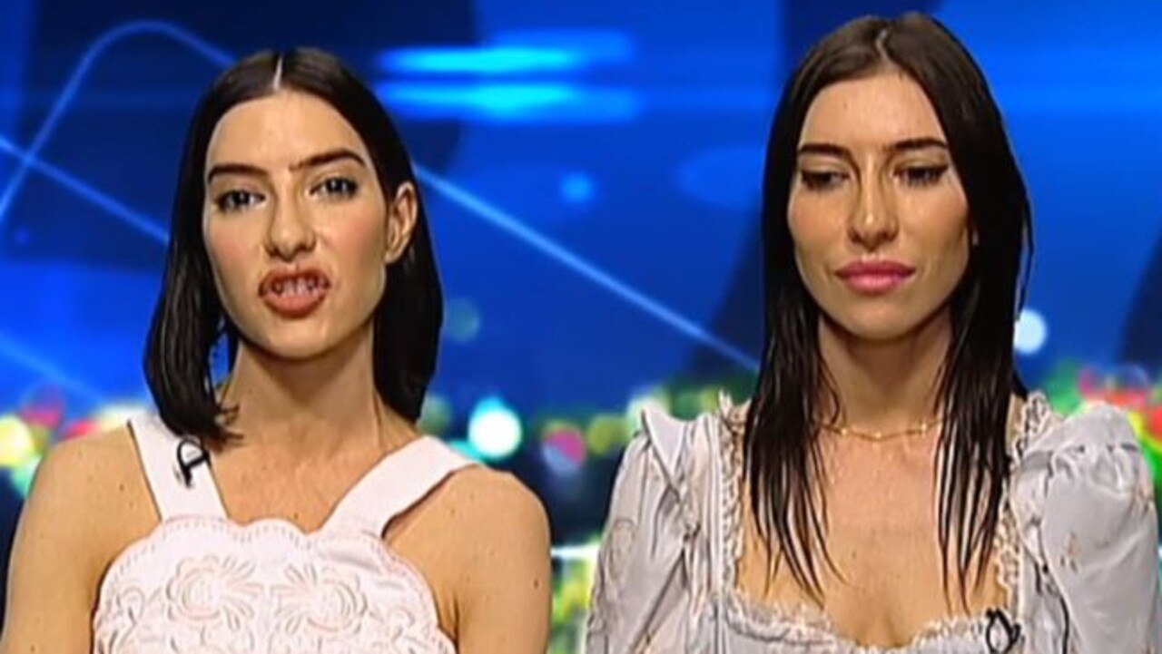 The sisters were escorted off a Sydney to Brisbane Qantas flight on Sunday.