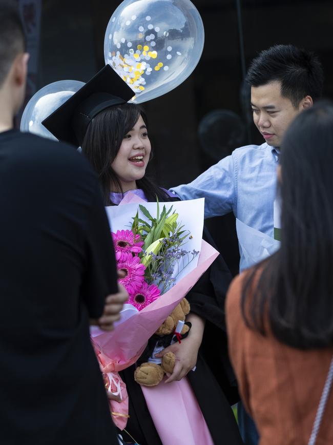 UTAS graduations held at the Hobart Grand Chancellor. Picture: LUKE BOWDEN