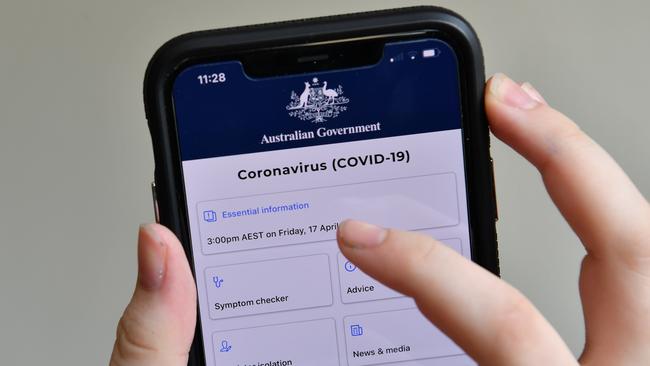 CBA CEO Matt Comyn says using technology to automate contact tracing will help Australians get their lives back sooner. Picture: AAP