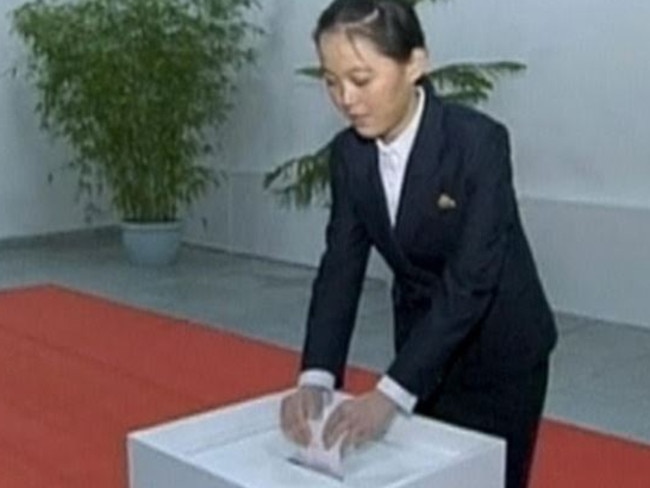 Unmarried Kim Yo-jong is North Korea’s most powerful woman. Picture: NBC.