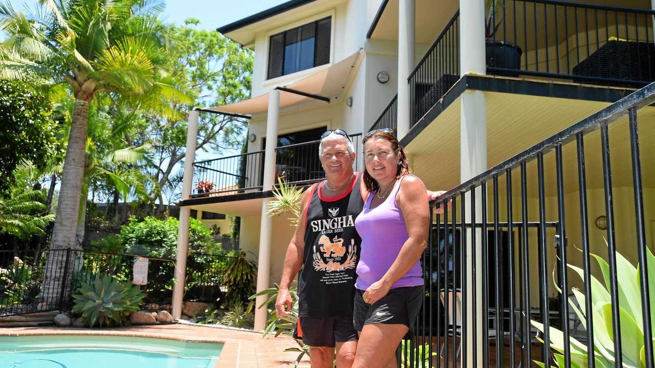 Brian Headley and Kirstene Staib are selling their Kin Kora mansion for $750,000. Picture: Tegan Annett