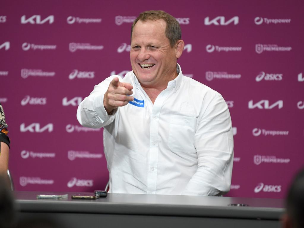 It was smiles at the Broncos after round 12 with the club sitting inside the top four. Picture: NRL photos