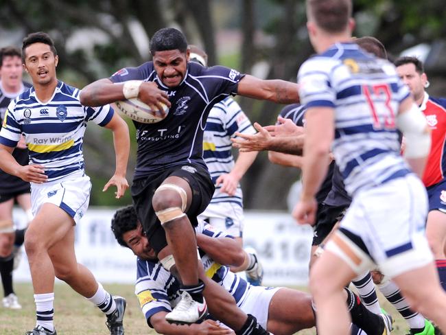 Souths No 8 Isireli Nasarani v Brothers. Picture: Joh n Gass