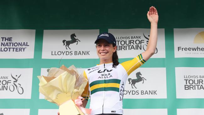 Ruby Roseman-Gannon celebrates. Photo by Matt McNulty/Getty Images.