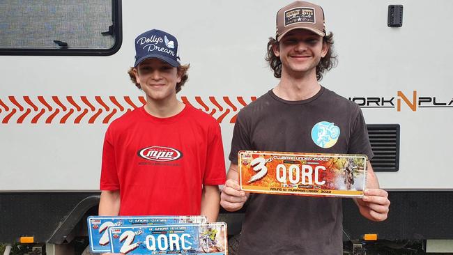 James and Jake Chaille, Gympie Motorcycle Club. Photo: contributed.