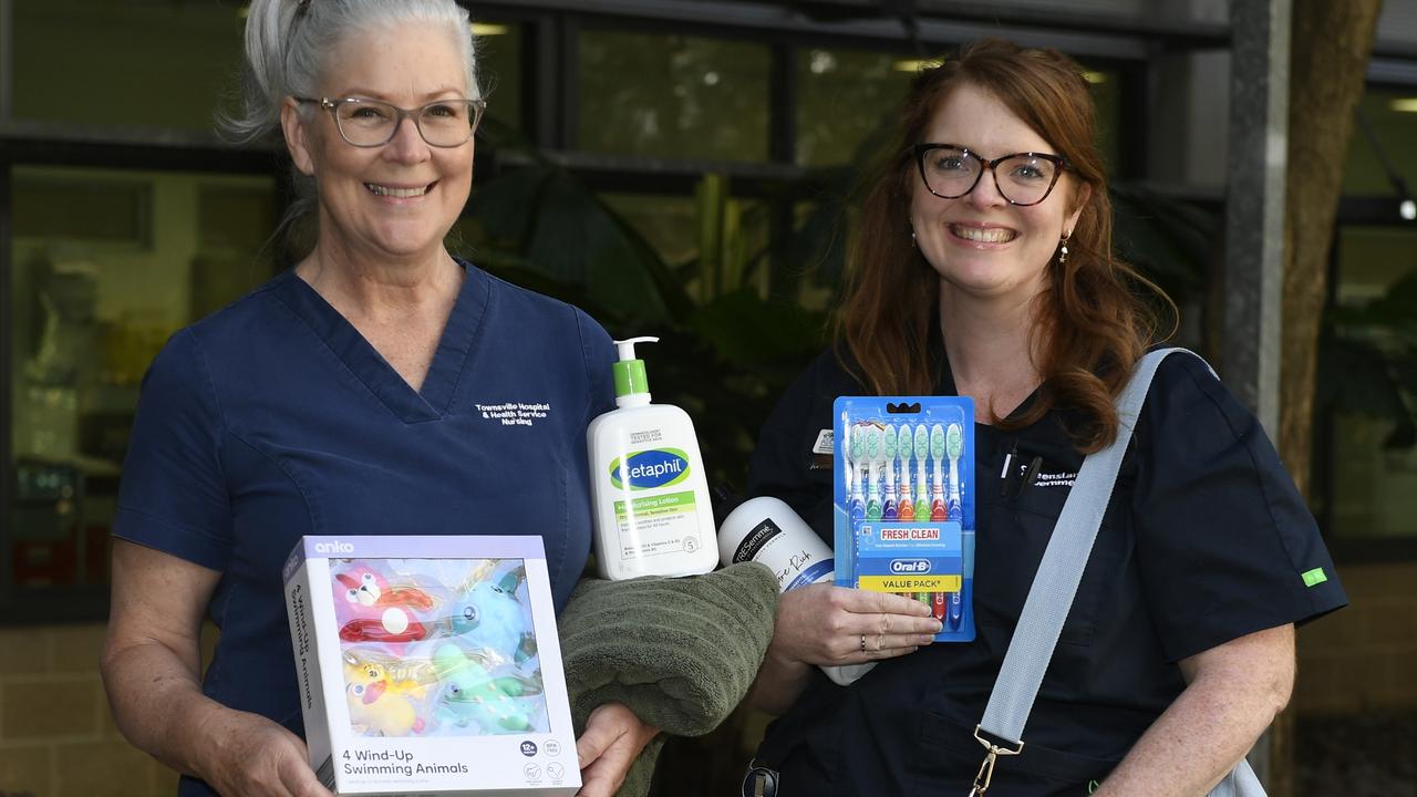 Leone Lovegrove TUH child protection unit team leader and clinical nurse consultant, and Chole Gage TUH child protection unit clinical nurse and leader for RizeUpâ&#128;&#153;s Townsville Hub.