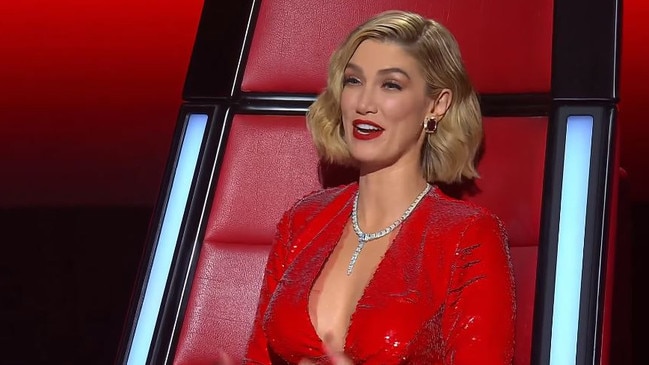 Delta Goodrem, on The Voice.