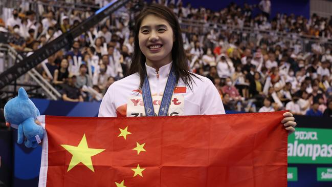 Yufei Zhang won two golds and two silvers in Tokyo. Photo by Sarah Stier/Getty Images