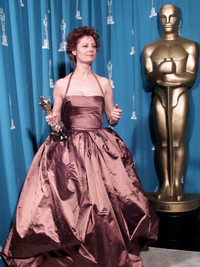 Susan Sarandon after winning her Oscar in 1996.