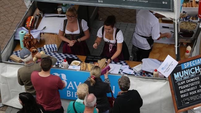 Food stalls were busy at last year’s event. Picture: Elanor Tedenborg.