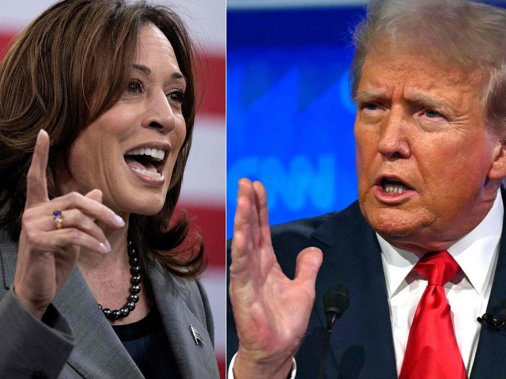 Donald Trump now wants to debate Kamala Harris on Fox News. Picture: AFP