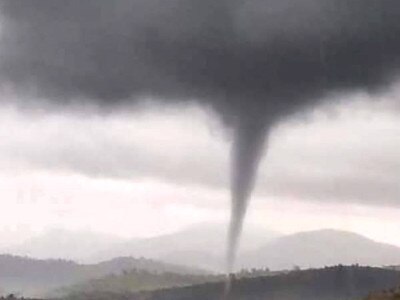 Tornado, photo taken near Gladstone - photo Supplied