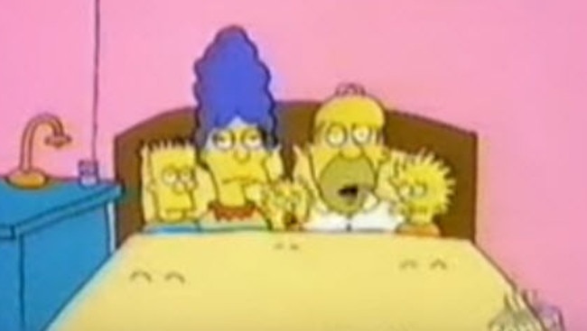 The Simpson family circa 1987.