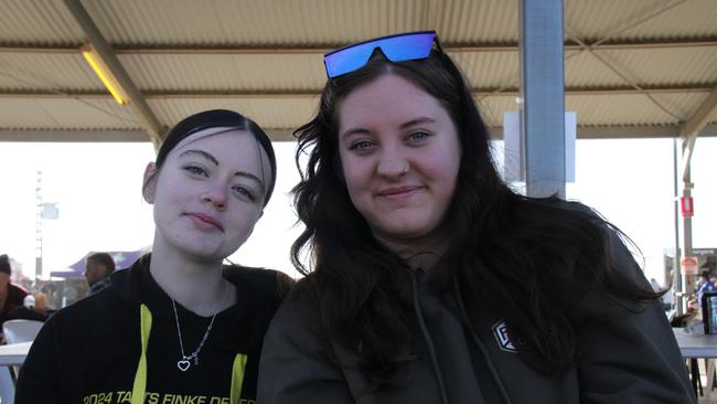 Alice Springs locals Kodi Horan and Jasmine Jarrett. Picture: Gera Kazakov