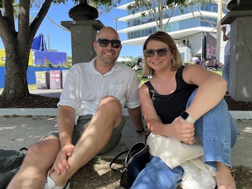 Hamish and Catherine. Picture: Athos Sirianos