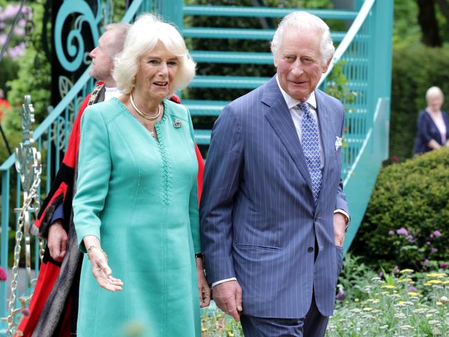 Charles with Camilla, who Harry was quite critical of in his autobiography ‘Spare’. Picture: Chris Jackson/Getty Images