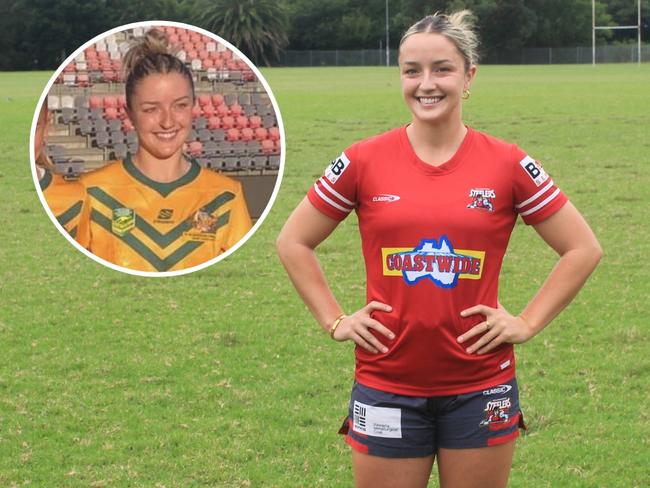 Australian U18 Schoolgirls rep Charlotte Basham of the Illawarra Steelers. Picture: Kevin Merrigan