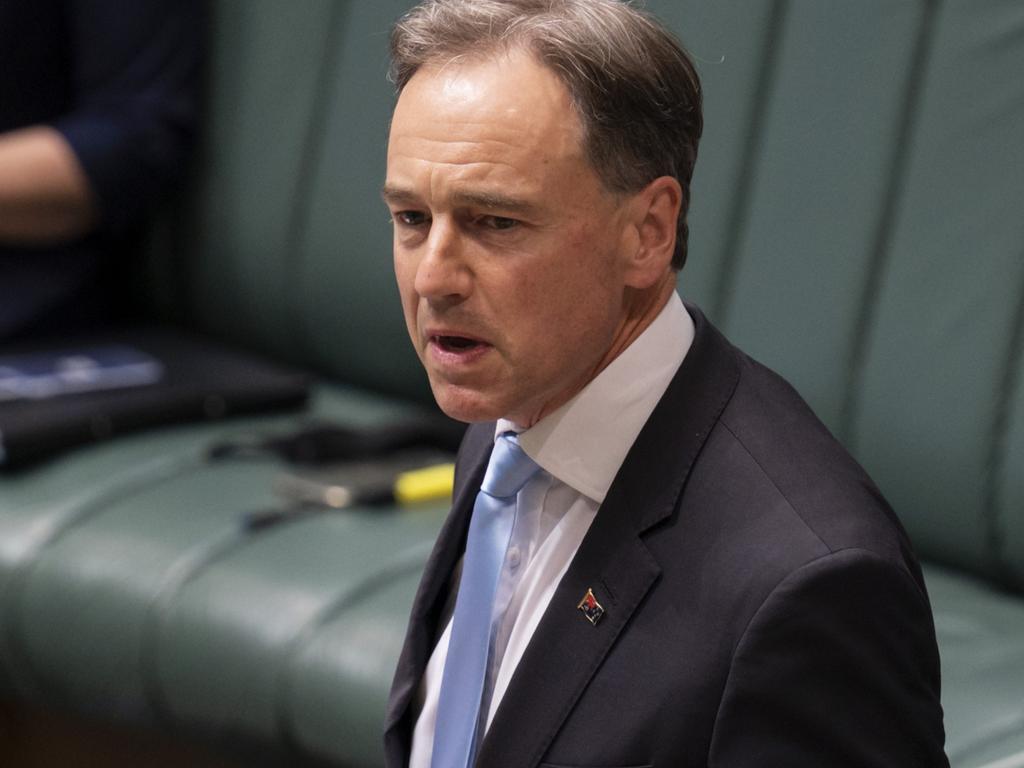 Greg Hunt said his children had told him it was his last chance to be a proper dad. Picture: NCA NewsWire / Martin Ollman