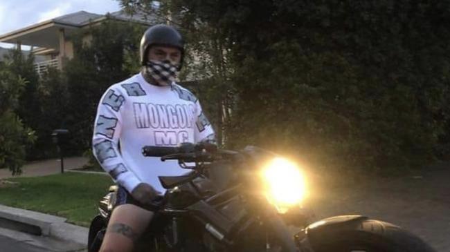 Mongol bikie Kaelib Fitzgerald has been refused bail after police found a loaded gun in his car. Picture: Supplied