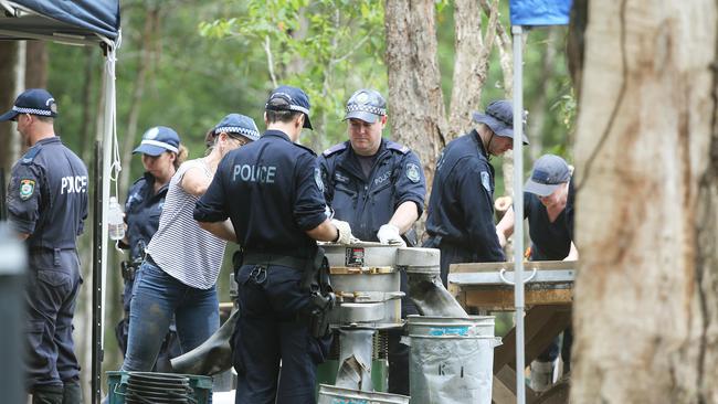 Day 5 of the William Tyrrell search near Kendall, less than 1km from where he was last seen. Picture: Peter Lorimer