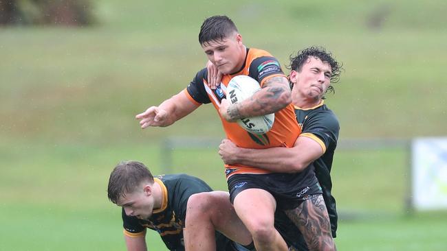 Harry Wilson in action for The Entrance. Picture: Sue Graham