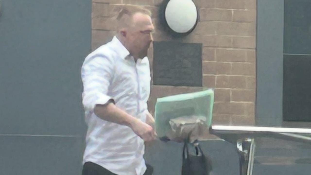 Daniel Eric Myles, from Ourimbah, leaving Wyong Local Court. Picture: NewsLocal