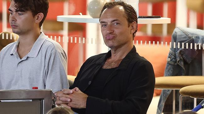 Actor Jude Law is in Brisbane filming new thriller movie Eden. Picture: Getty