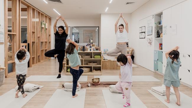 The yoga classes at Nido. Picture: Supplied