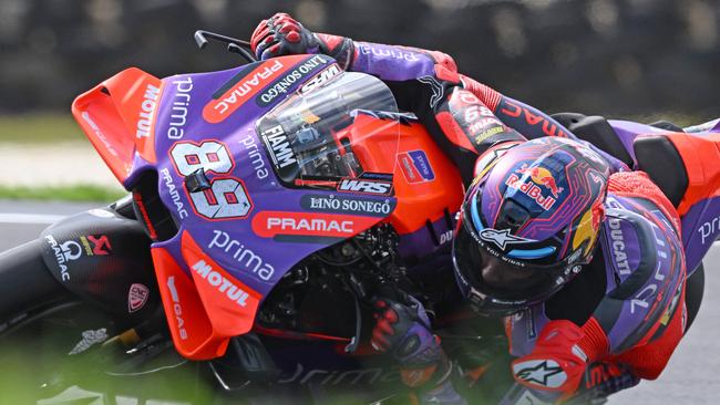 Prima Pramac Racing's Spanish rider Jorge Martin won the sprint. Picture: AFP