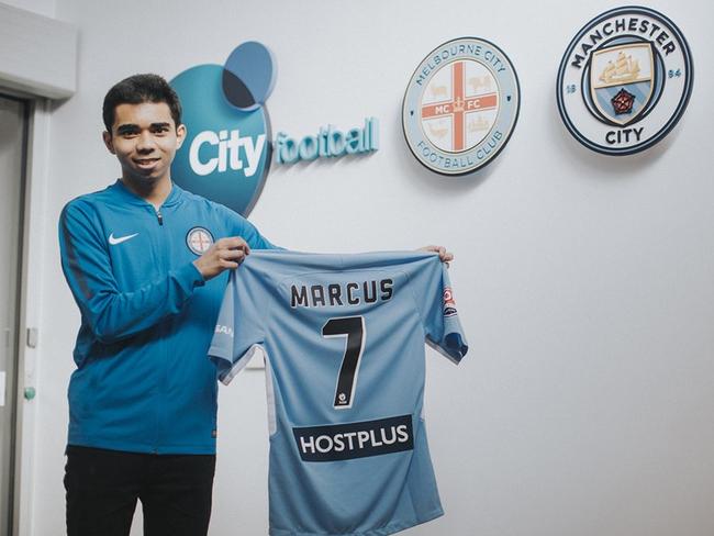 Melbourne City's FIFA esports player Marcus Gomes.