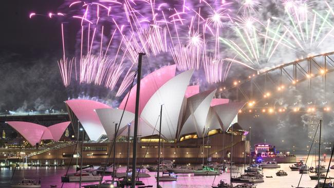 This year’s New Year's Eve fireworks. Picture: Wendell Teodoro/Getty Images