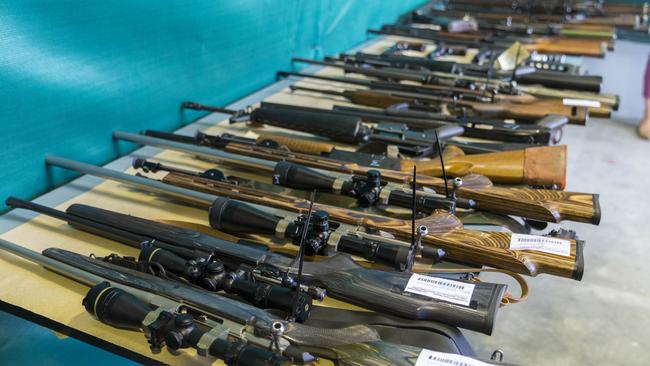 New laws seek to restrict gun ownership to licensed and responsible owners. Picture: AAP