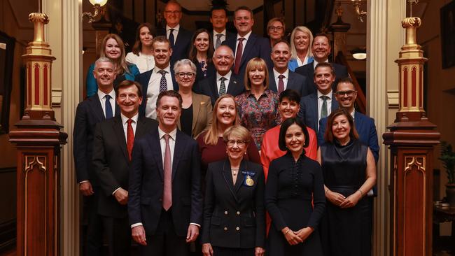 The new Labor ministers after being sworn in by Her Excellency the Honourable Margaret Beazley in April. Picture: NCA NewsWire/ Justin Lloyd