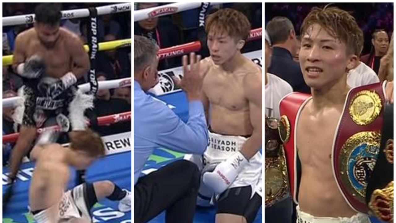 Unbeaten star survives shock knockdown