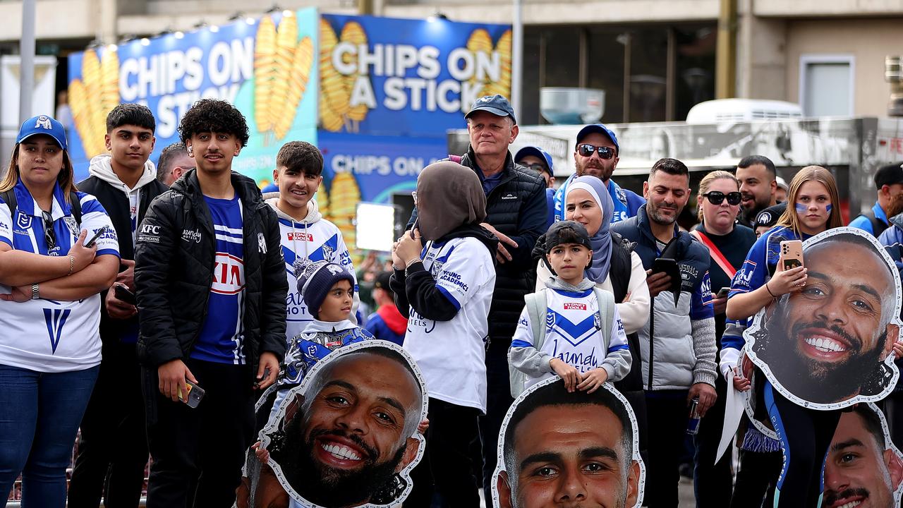 Kurt Mann expects plenty of Bulldogs fans to make the trip to Kogarah. Picture: Jeremy Ng/Getty Images